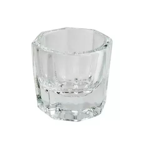 Dappen de vidro para henna transparente