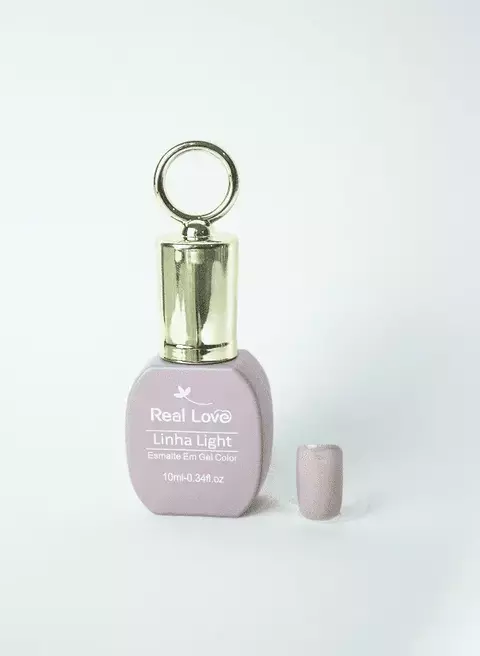 Esmalte em Gel com Tampa Chaveiro (Nude) 10ml cor 029 - Real Love