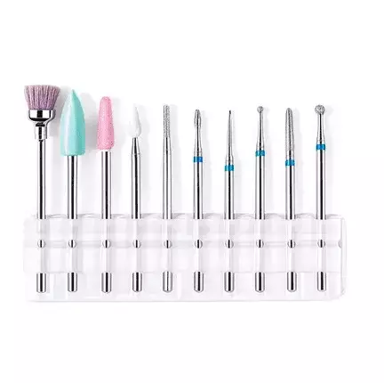 Kit Brocas diamantadas com 10 peças