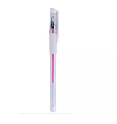 Caneta gel rosa