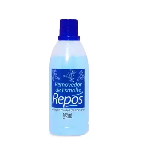 Removedor de Esmaltes Com Acetona 100ml Repos