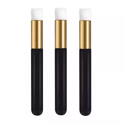 Pincel de higienização kit com 3 unidades Preto