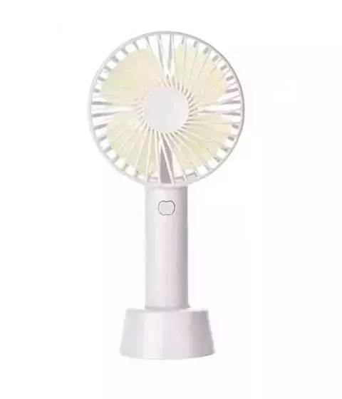 Ventilador portátil Branco USB com base