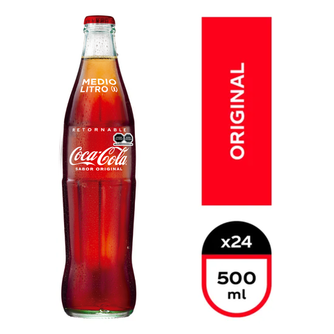 COCA 500ML 24PZ (RETORNABLE) - comprar en línea