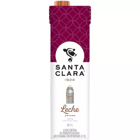 LECHE SANTA CLARA 1L 12PZ - comprar en línea