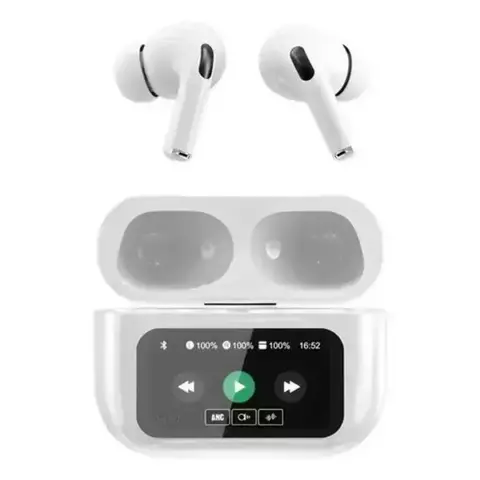 Bluetooth Headphones With LCD Touch Screen Noise Cancelling