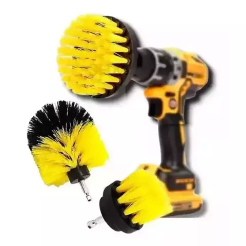 Kit 3 Pentech F 302 Brushes Box Cleaning Sofas Carpets Upholstery Bathroom