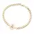 Pulseira ID com Inicial de Diamantes - comprar online