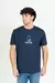 Remera "Huapi" manga corta Surf Vibe azul - comprar online