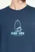 Remera "Huapi" manga corta Surf Vibe azul en internet