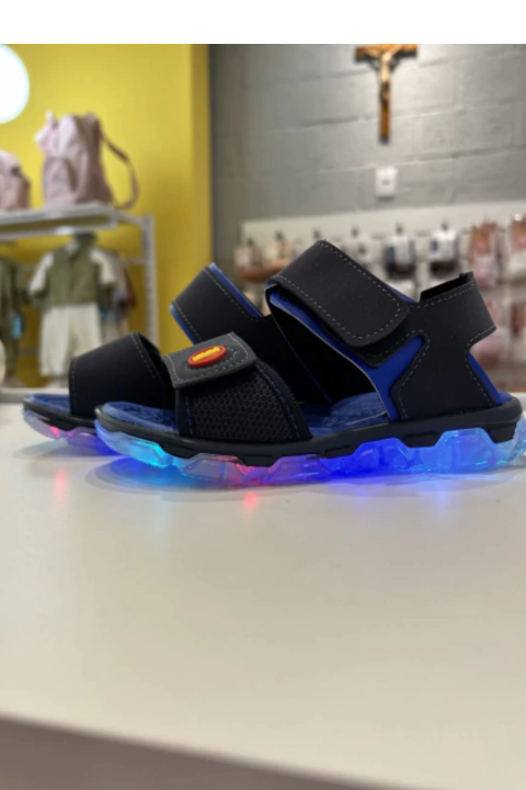 Sandália masculina com Luz - Klin