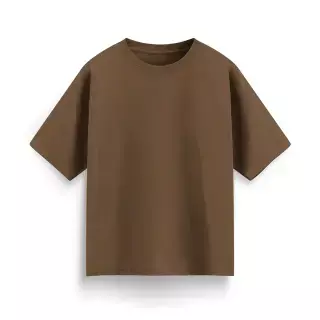 Remera oversize chocolate BASIC - comprar online