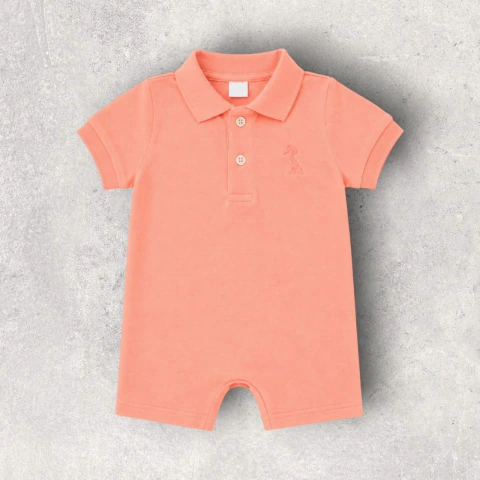MACACÃO POLO CORAL DUDES - (12-18M)