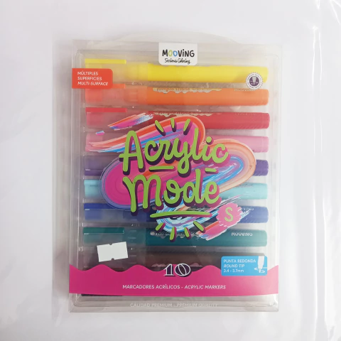 Mooving Acrylic Mode M Marcadores Acrilicos X20