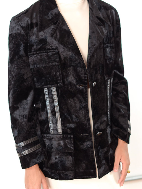 CASACO CAMURÇA PRETO