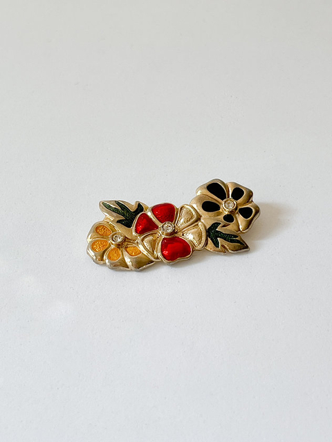 BROCHE FLORIDO ROUGE