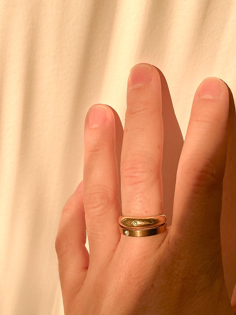 ANEL RETO SOLITÁRIO