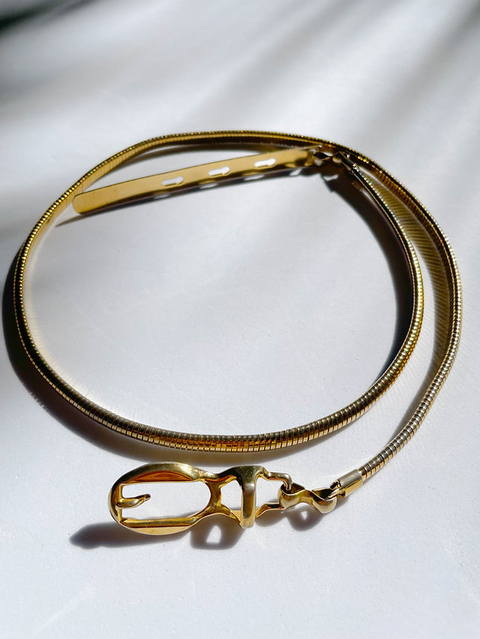 CINTO FIVELA DOURADO