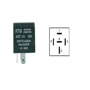Destellador Electrónico RTM 12V 5 Salidas Ford -cod 89