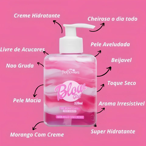 Blow Girl - Gel Aromatizante Beijável Para Virilha 320ml