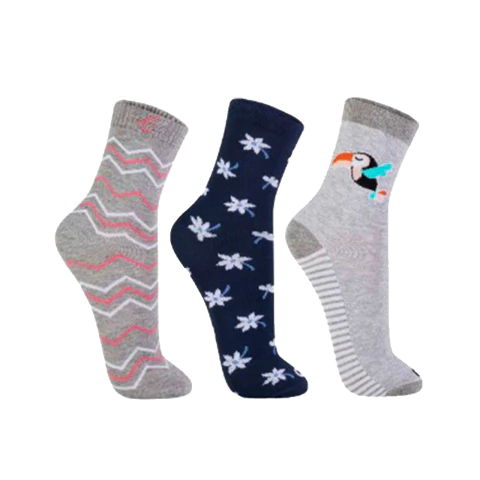 Kit 3 Meias Cano Médio Estampadas Femininas Centopé - comprar online