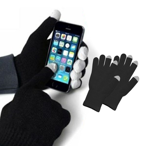 Luva de Lã TOUCH para Uso de Celular Tablet Inverno Adulto Térmica Screen Samsung iPhone Xiaomi Frio Inverno Trabalho - comprar online
