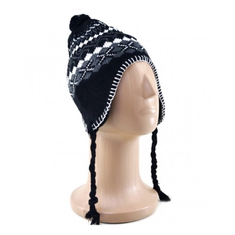 Touca Gorro Estilo Peruano Adulto Protetor Ouvido Inverno Pachamama - comprar online