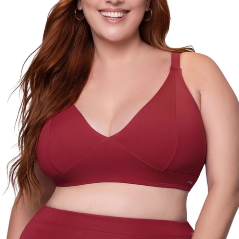 Biquini Top Avulso Parte de Cima Plus Alta Sustentação Alça Média PlusSize Moda Praia Piscina Selene