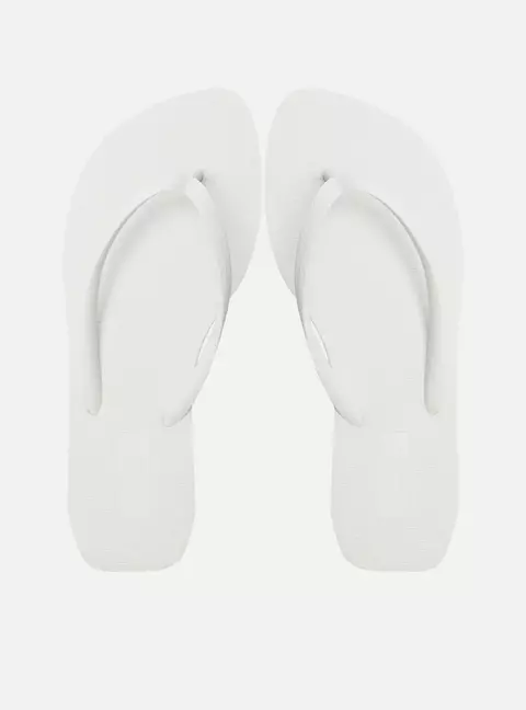 Chinelo de Dedo Branco Flash Basics