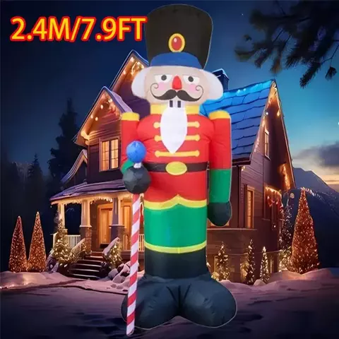 Inflables Santa Claus, tren, avioneta, muñecos, decoración navideña - comprar en línea