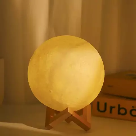 Luz de luna suave y cálida, decoración ambiente romántico.
