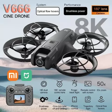 Xiaomi Mijia V666 Mini 5G Drone WiFi profesional aéreo 8k Cámara Dual inteligente