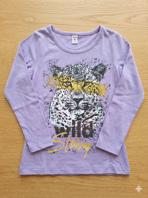 Remera tigre print ML