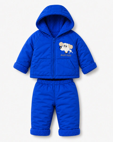 Conjunto Bordado Forrado en Polar T1/4 - tienda online