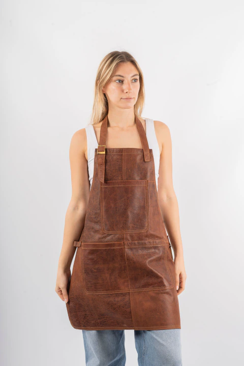 Delantal de Cuero para Asador