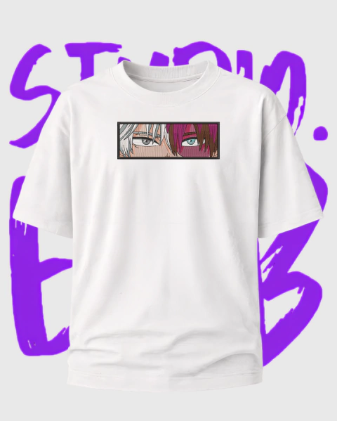 Camiseta Oversized Shoto Todoroki Eyes