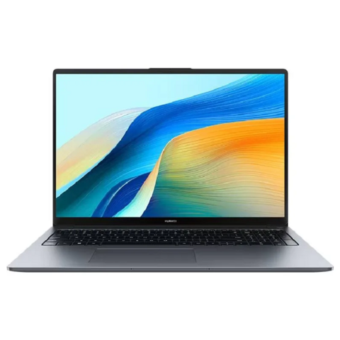 Notebook Huawei Matebook D16 2024 512GB NVMe PCIe SSD 16GB RAM LPDDR4X Core i5-12450H 16" Pulgadas Gris 53013YYT