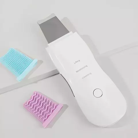 Peeling Ultrassônico Limpador Facial Anti-rugas Sonic Skin Ionização Portáti