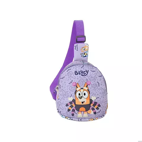 Mochila infantil Bluey e bingo, bolsa de ombro
