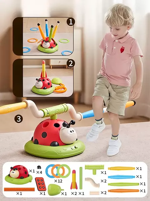Brinquedo infantil Joaninha 3 EM 1, multifuncional - comprar online