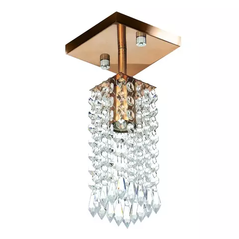 Lustre Clearcrillic Cristal Acrílico Quadrado Cobre - comprar online