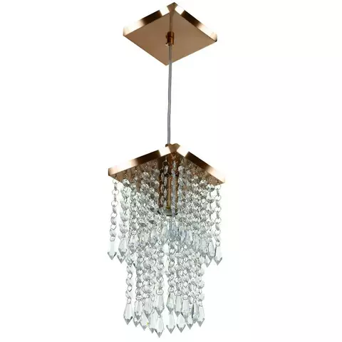 Pendente De Cristal Acrilico Spark Cobre