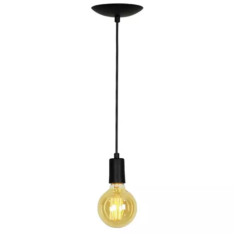 Lustre Pendente Tubo Cilindro Aluminio Preto