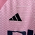 Kit Infantil Oviedo II Adidas 23/24 - Rosa com detalhes em preto - LR Imports