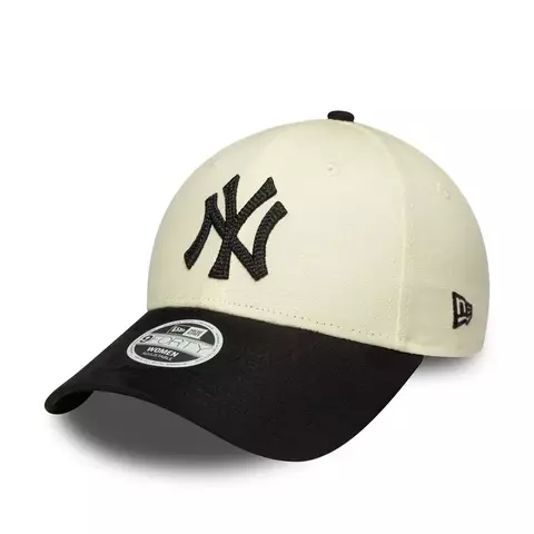 Boné New York Yankees Womens MLB Faux Suede Light Beige 9FORTY Adjustable Cap