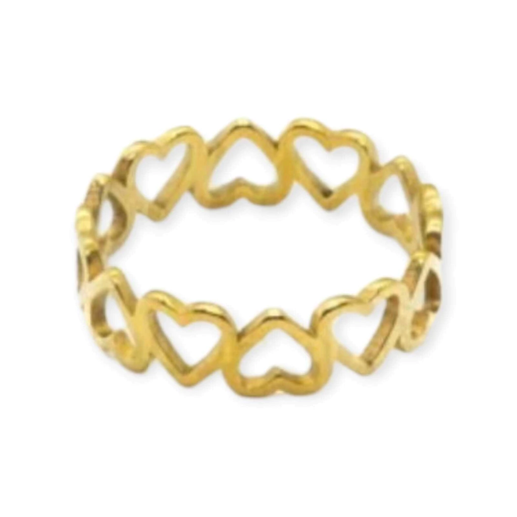 anillo de corazon