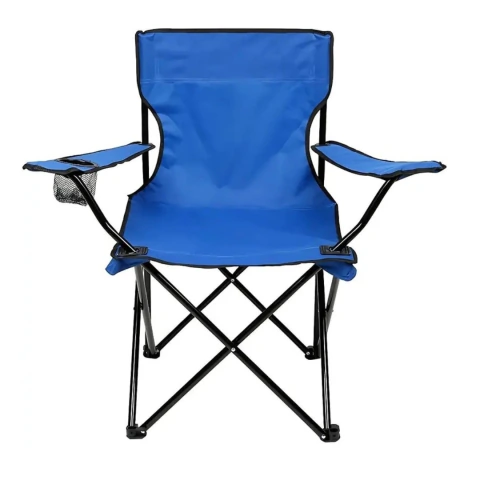 Cadeira de Camping Pesca Apoio de Braço + Bolsa Transporte - Dobrável e Portátil