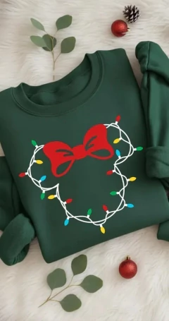 Luzes Minnie (Estampa em Moletom) - comprar online