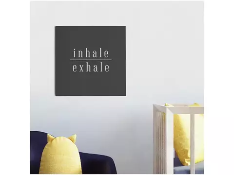 Placa Decorativa Good Vibes – Inhale Exhale em MDF