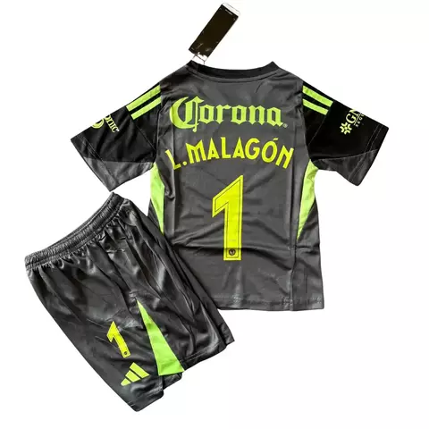 Uniforme Niño Luis Ángel Malagón América Liga MX 2025-2026 Portero Local